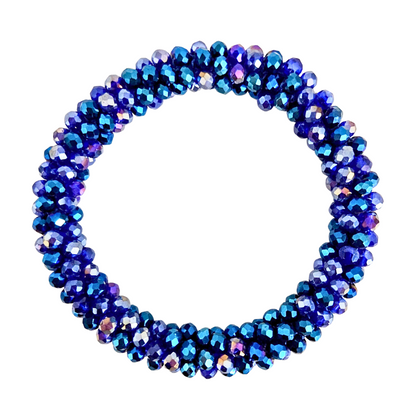 Roll On Facet Armband | Blue-Purple