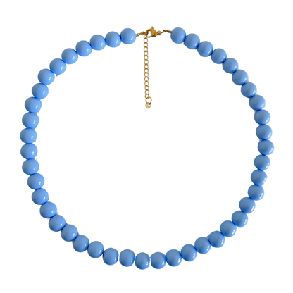 Bold Beads Ketting | Sky - 10 mm