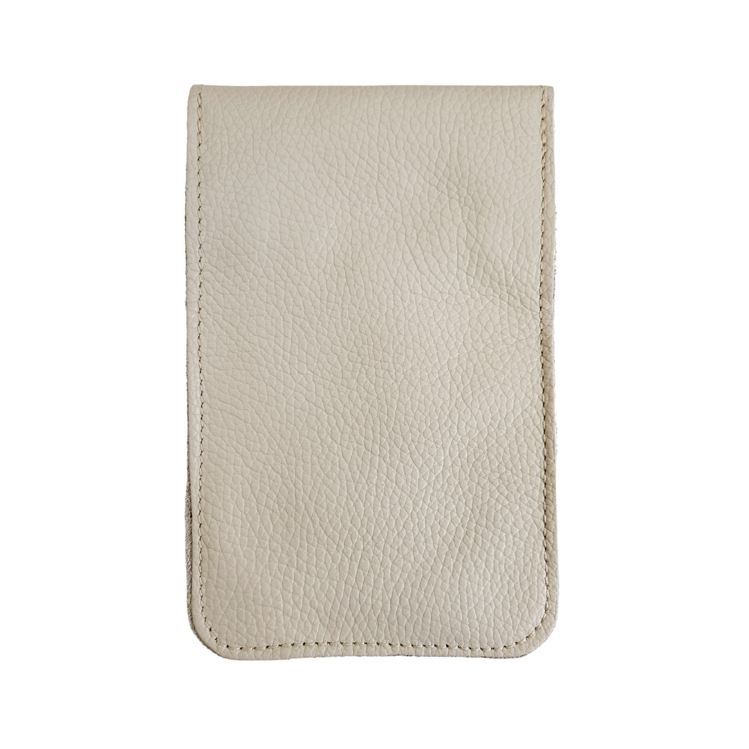Handytasche Maike (Leder) 2 Fächer | Ecru