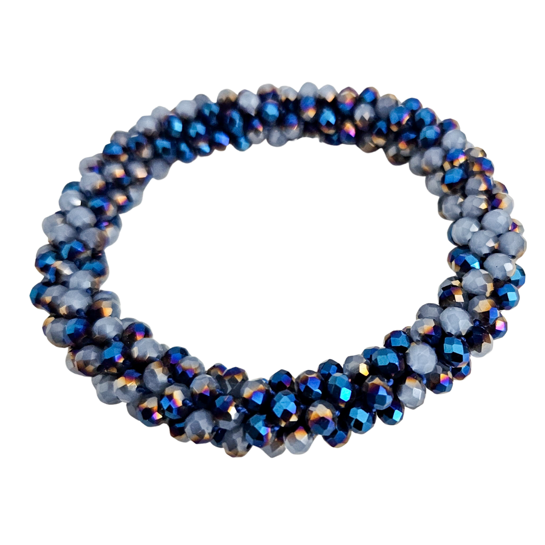 Facet Armband | Donkerblauw Mix