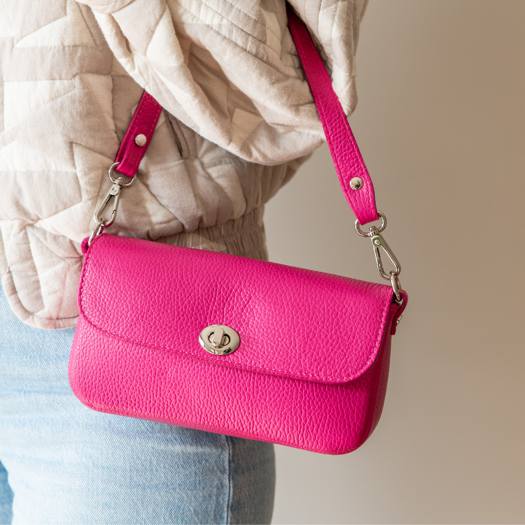 Schoudertas Charlotte | Fuchsia