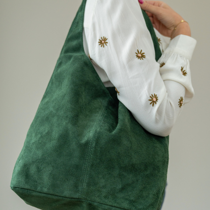 Tas Suède Juliëtte | Bottle Green