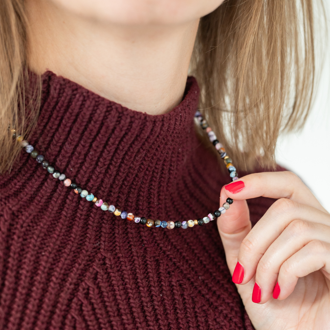 Ketting Agaat Multicolor