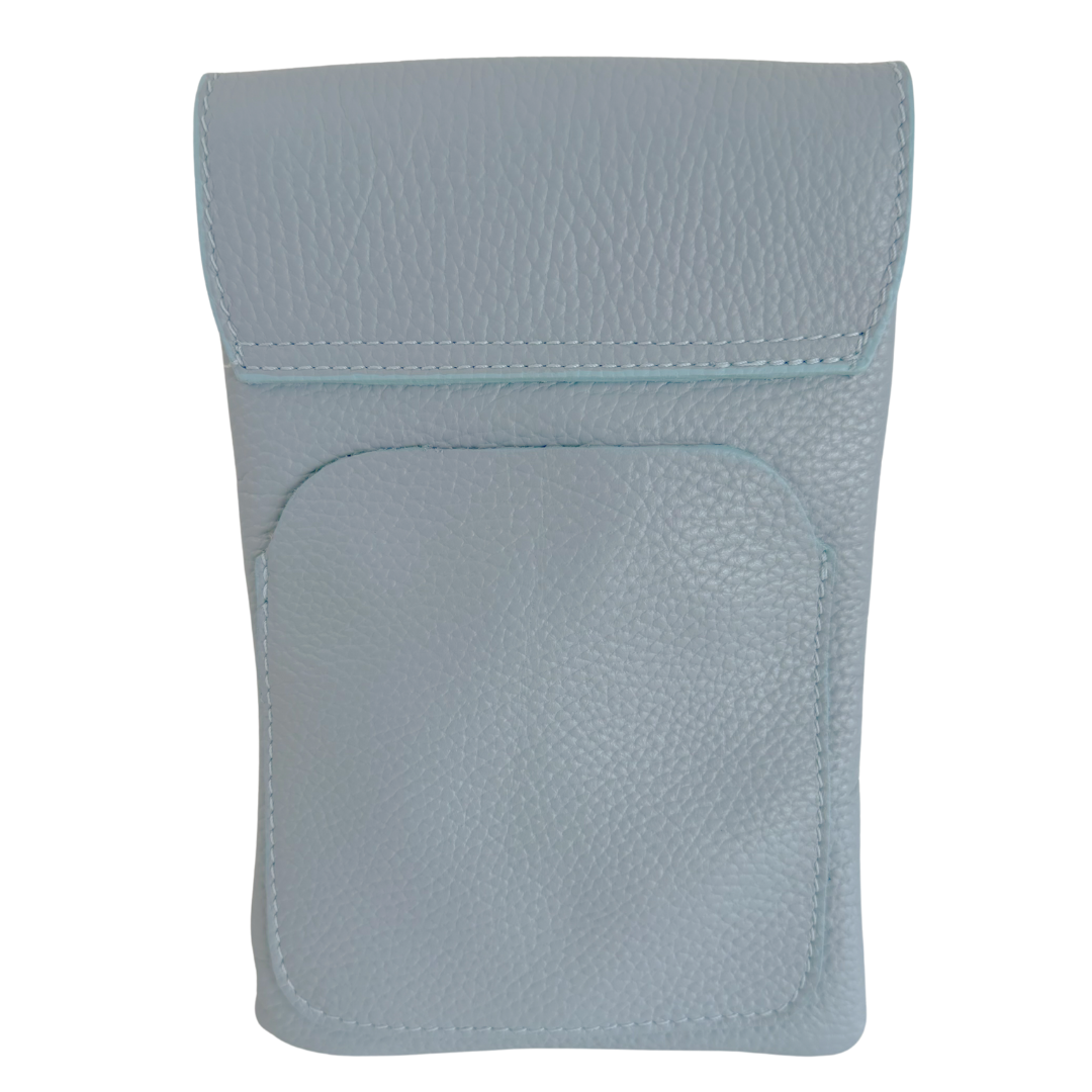 Handytasche Maike (Leder) 2 Fächer | Grasgrün
