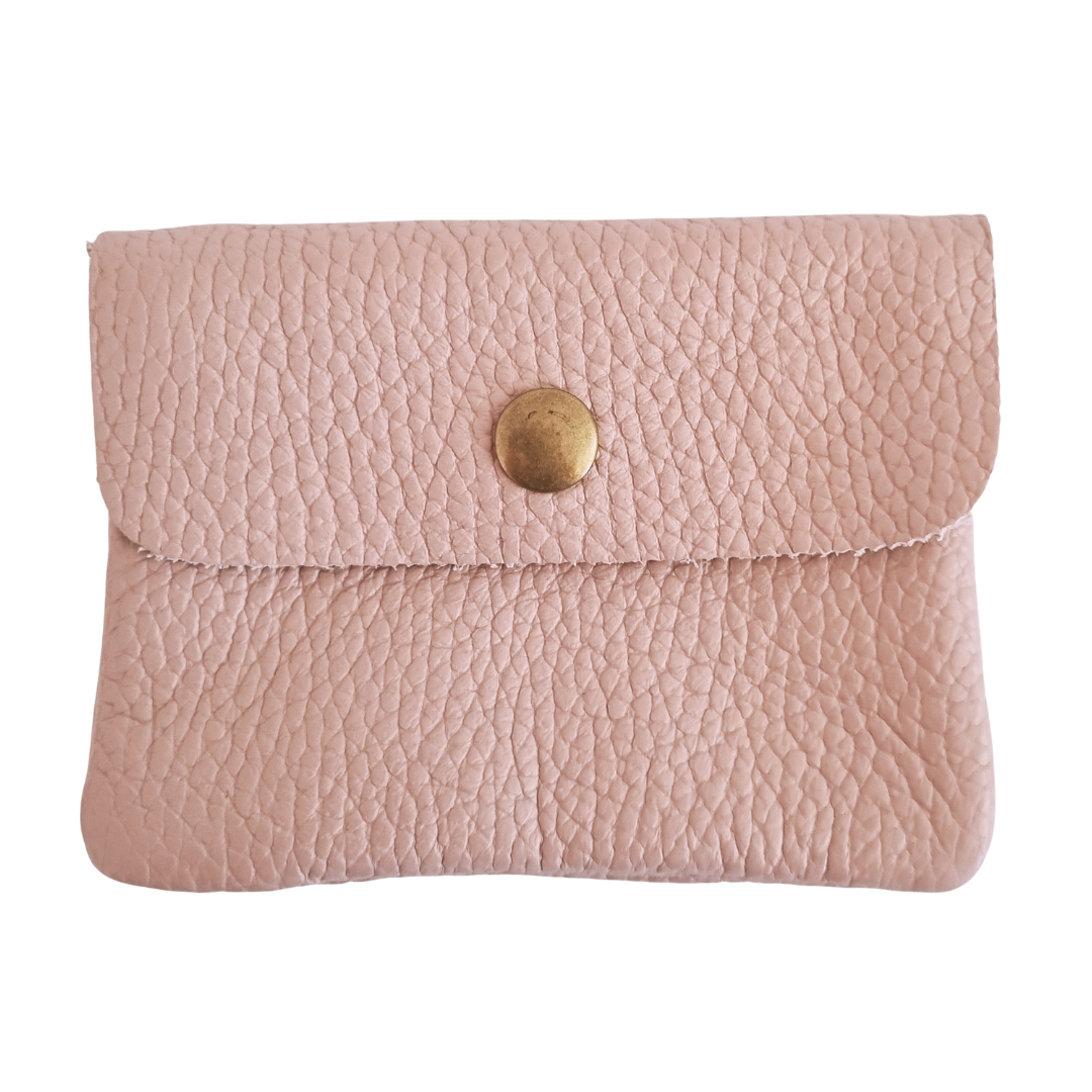 Ledergeldbörse | Puderrosa