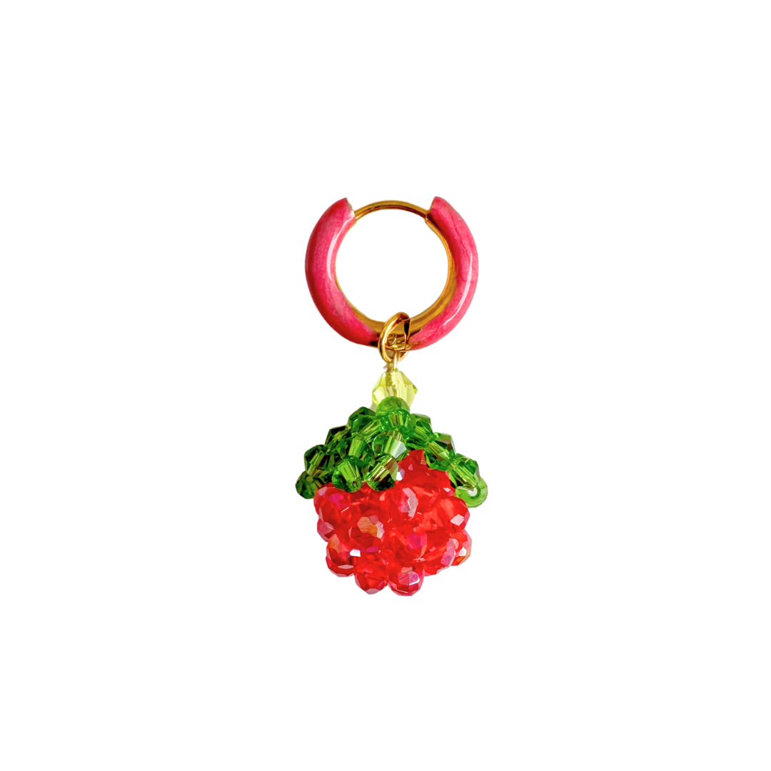 Single Earring Raspberry