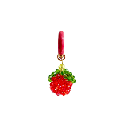 Single Earring Raspberry