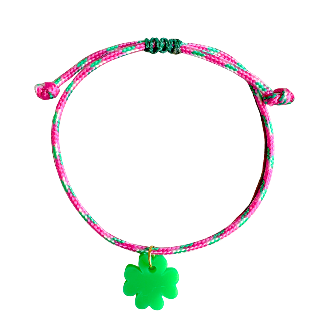 Armband Lume Charms | Klavertje Green