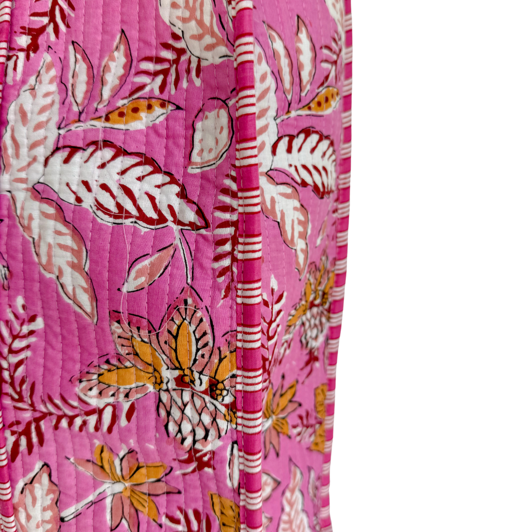 Tote Bag Veerle | Flowers Pink