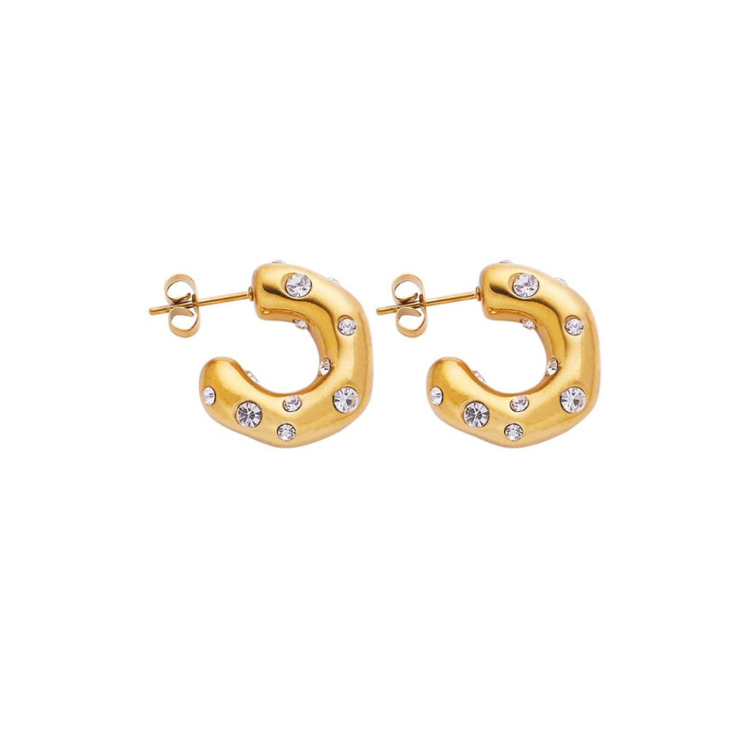 Earrings Dots 2 | Gold