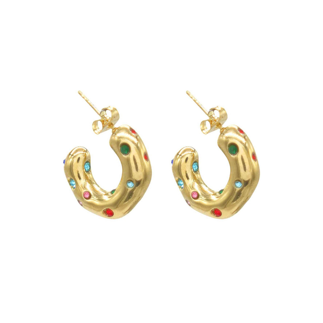 Earrings Dots 2 | Gold