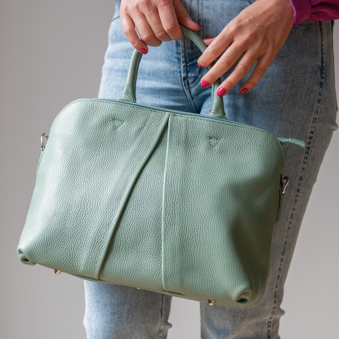 Hand / Shoulder bag Dione | Sea green