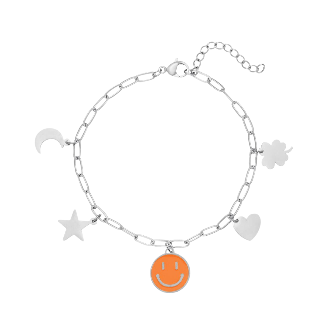 Link bracelet Smile | Silver