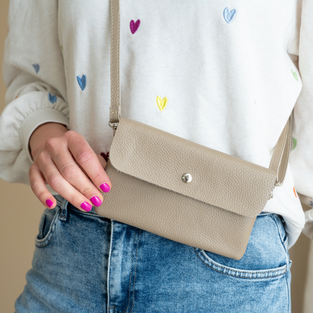 Umhängetasche Lyfke | Metallic-Pink