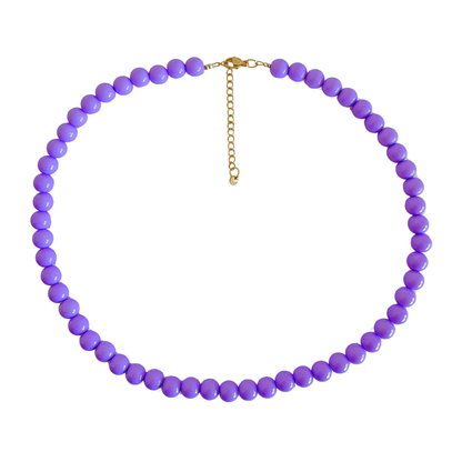 Bold Beads Ketting | Lavendel - 8 mm