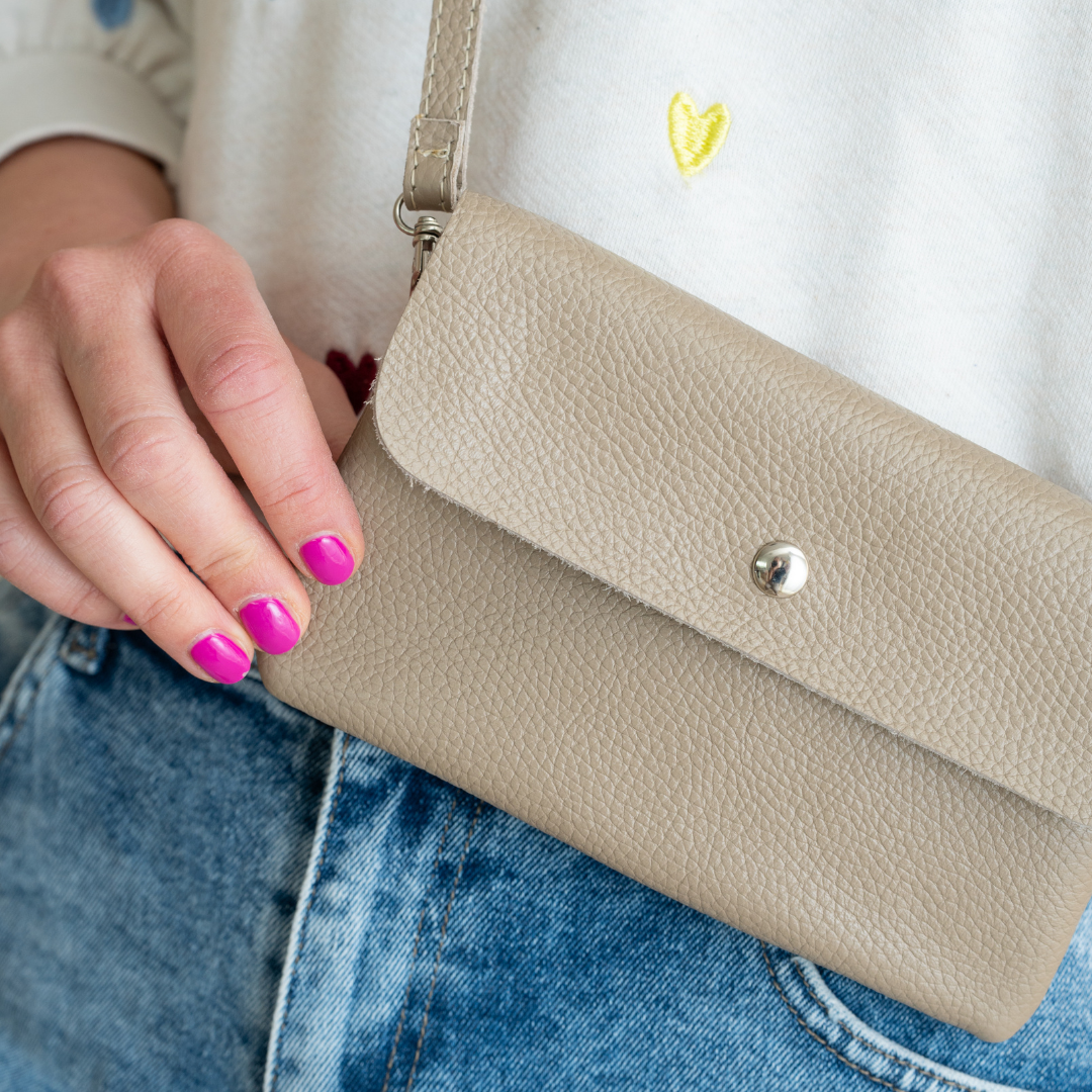 Umhängetasche Lyfke | Metallic-Pink