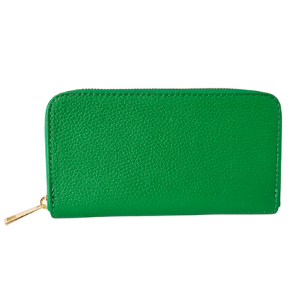 Zip wallet Large | Grass green