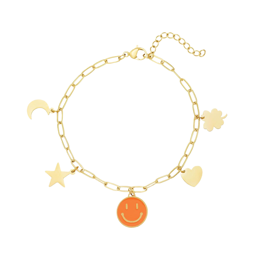 Link bracelet Smile | Gold