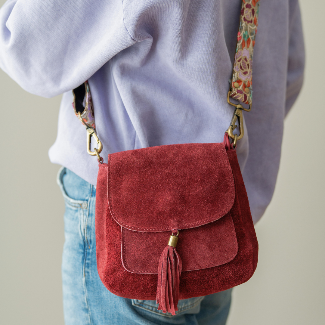 Shoulder bag Lieve | Wine red