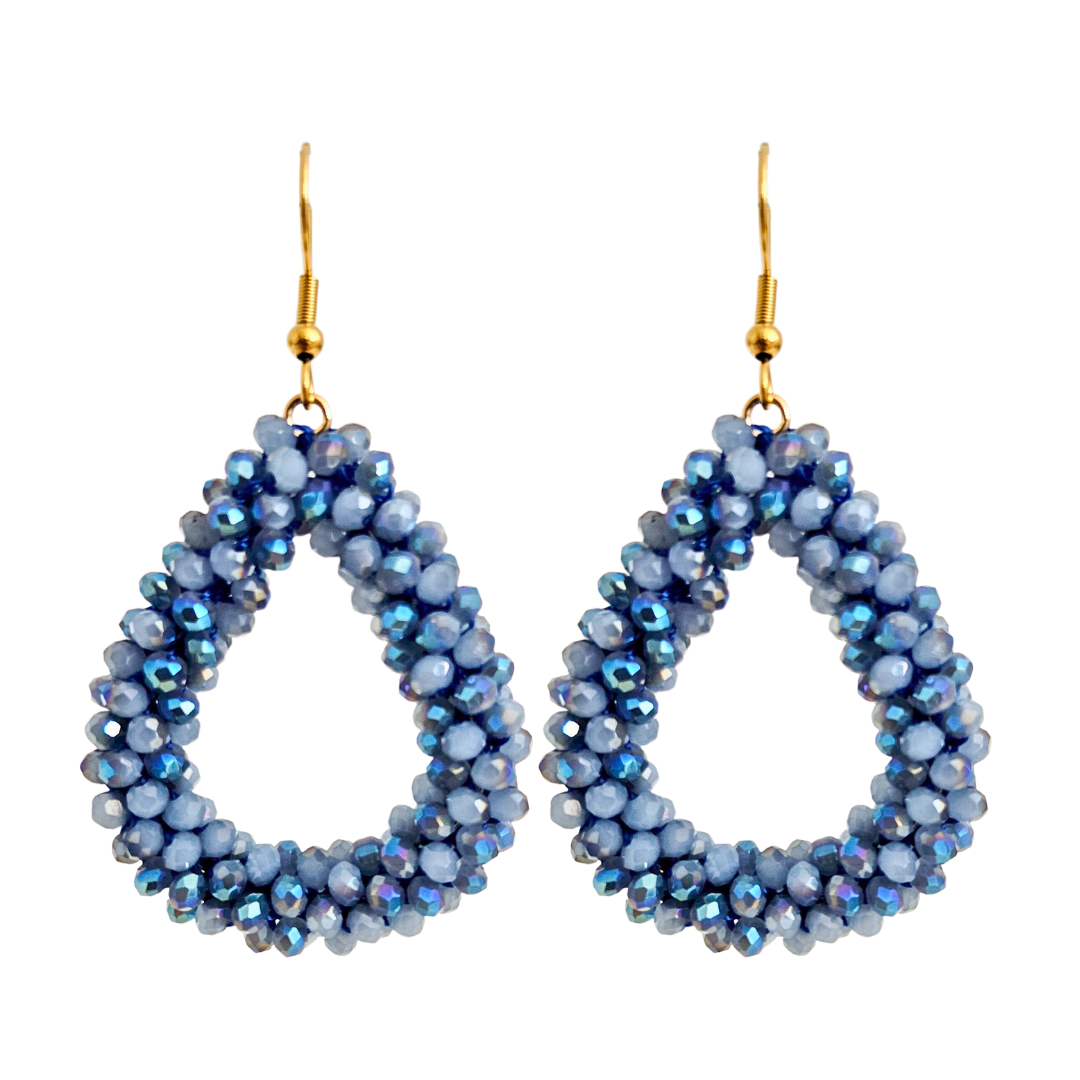 Earrings Drop Facet | Jeans