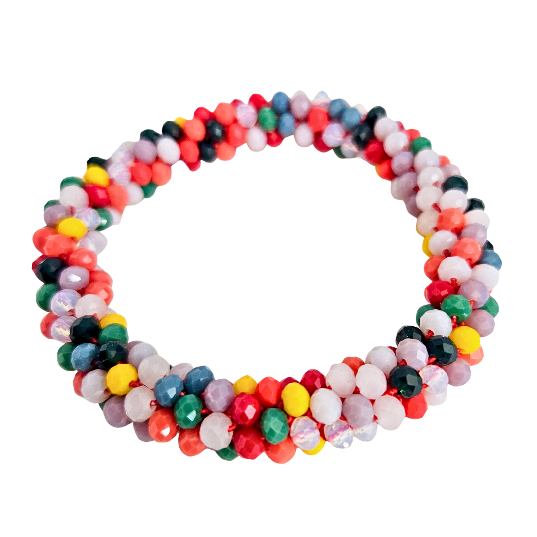 Roll On Facet Armband | Color Mix
