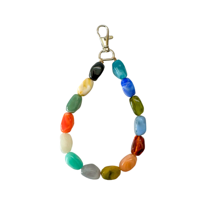 Telefonkabel gedreht kurz | Rosa Blau