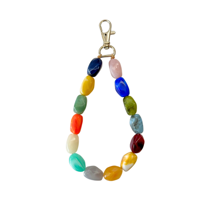 Telefonkabel gedreht kurz | Rosa Blau