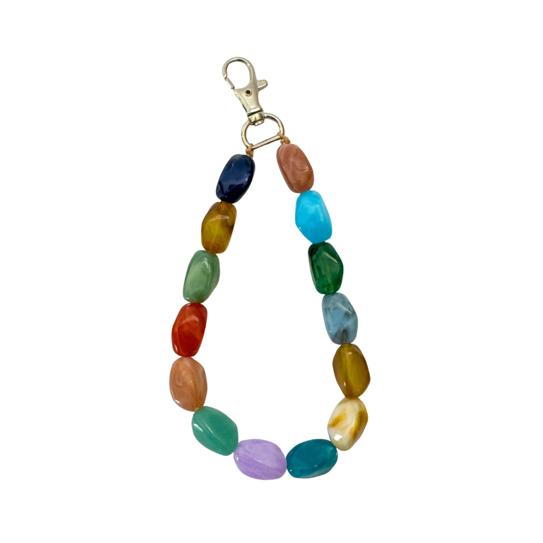 Telefonkabel gedreht kurz | Rosa Blau