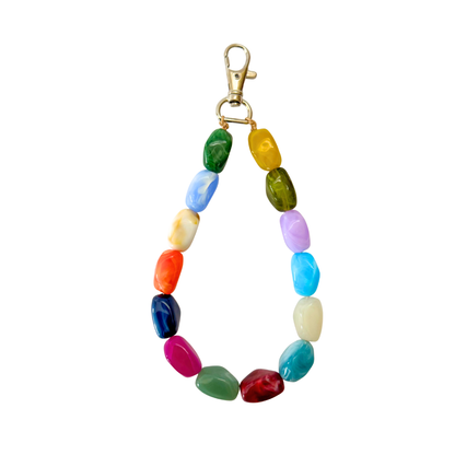 Telefonkabel gedreht kurz | Rosa Blau