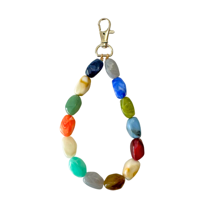 Telefonkabel gedreht kurz | Rosa Blau