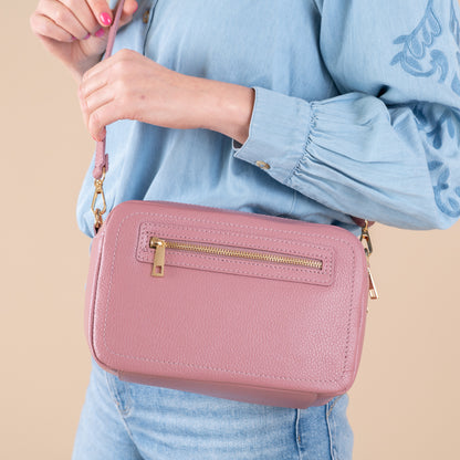 Schoudertas Vieve  | Oud Roze