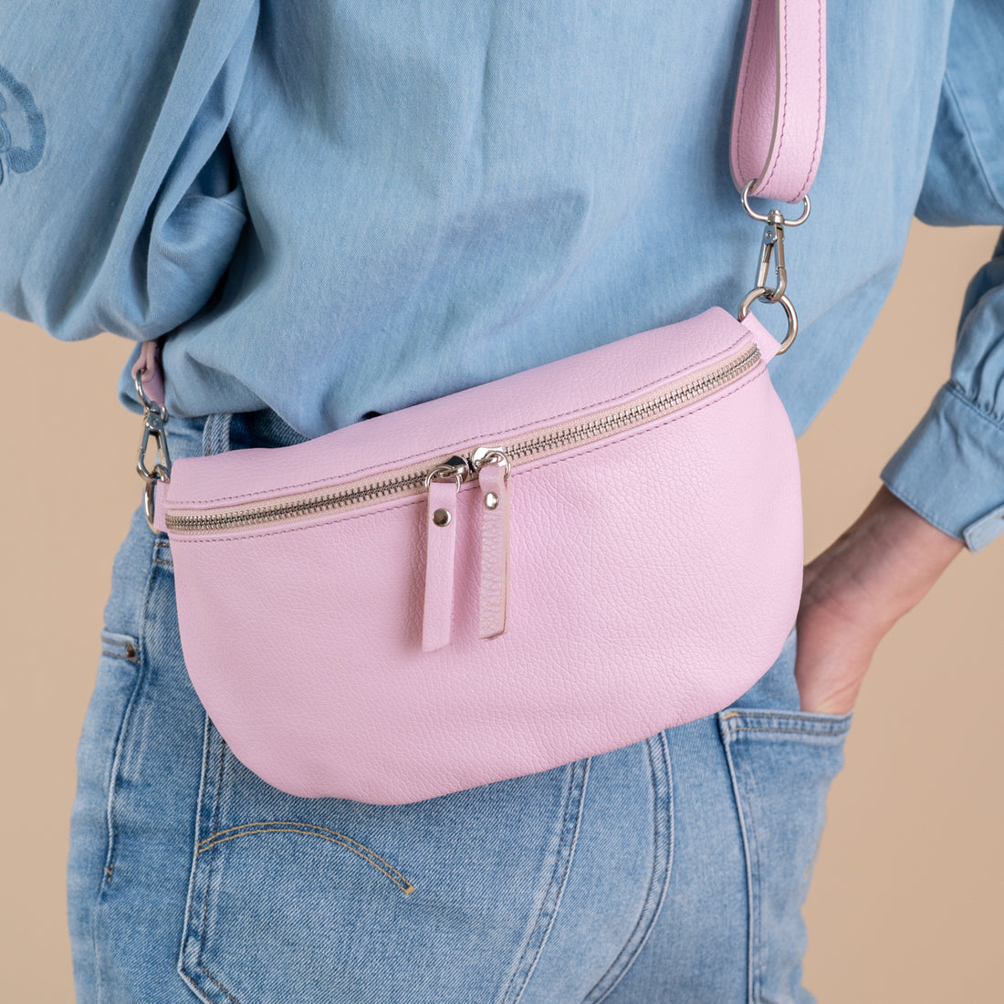 Gürteltasche-Umhängetasche Janne | Flaschengrün