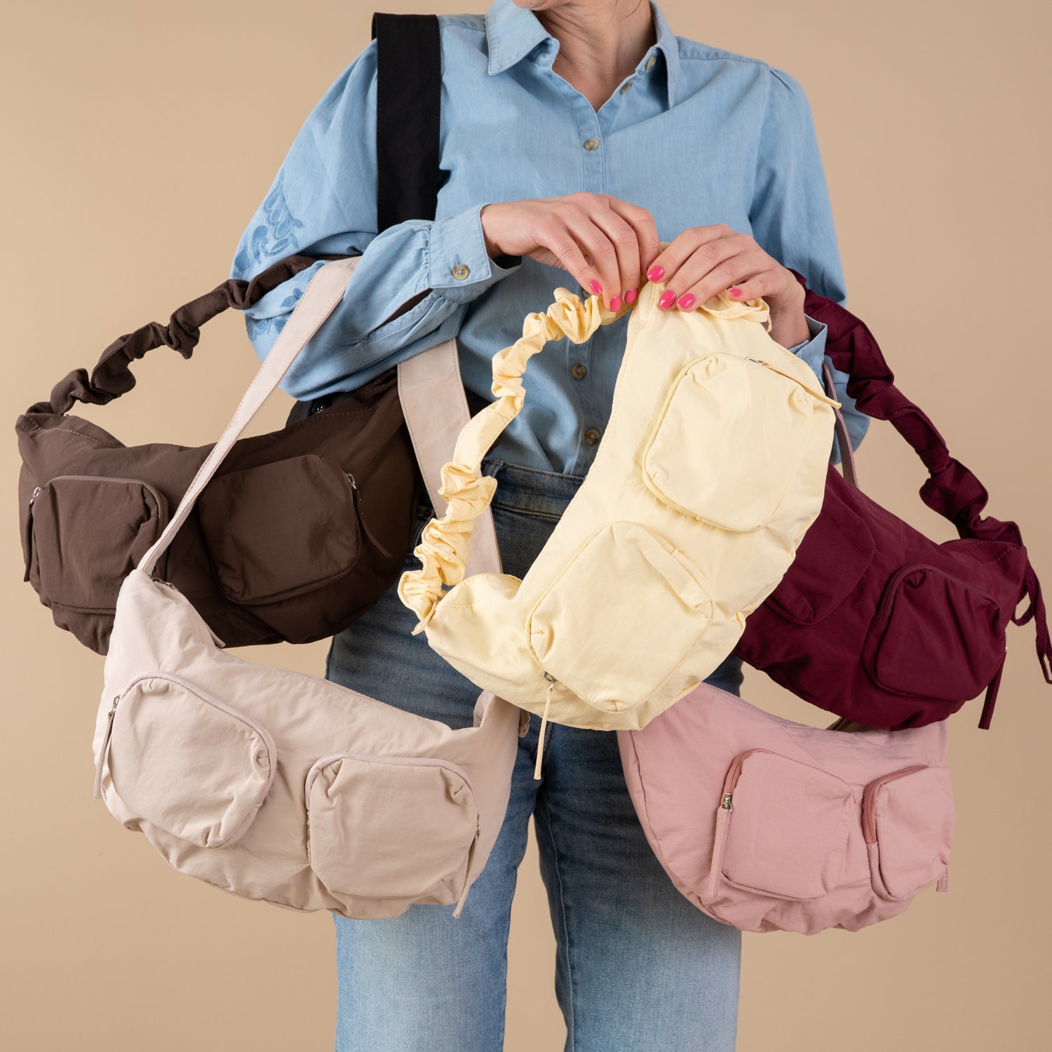 Gürteltasche-Umhängetasche Janne | Flaschengrün