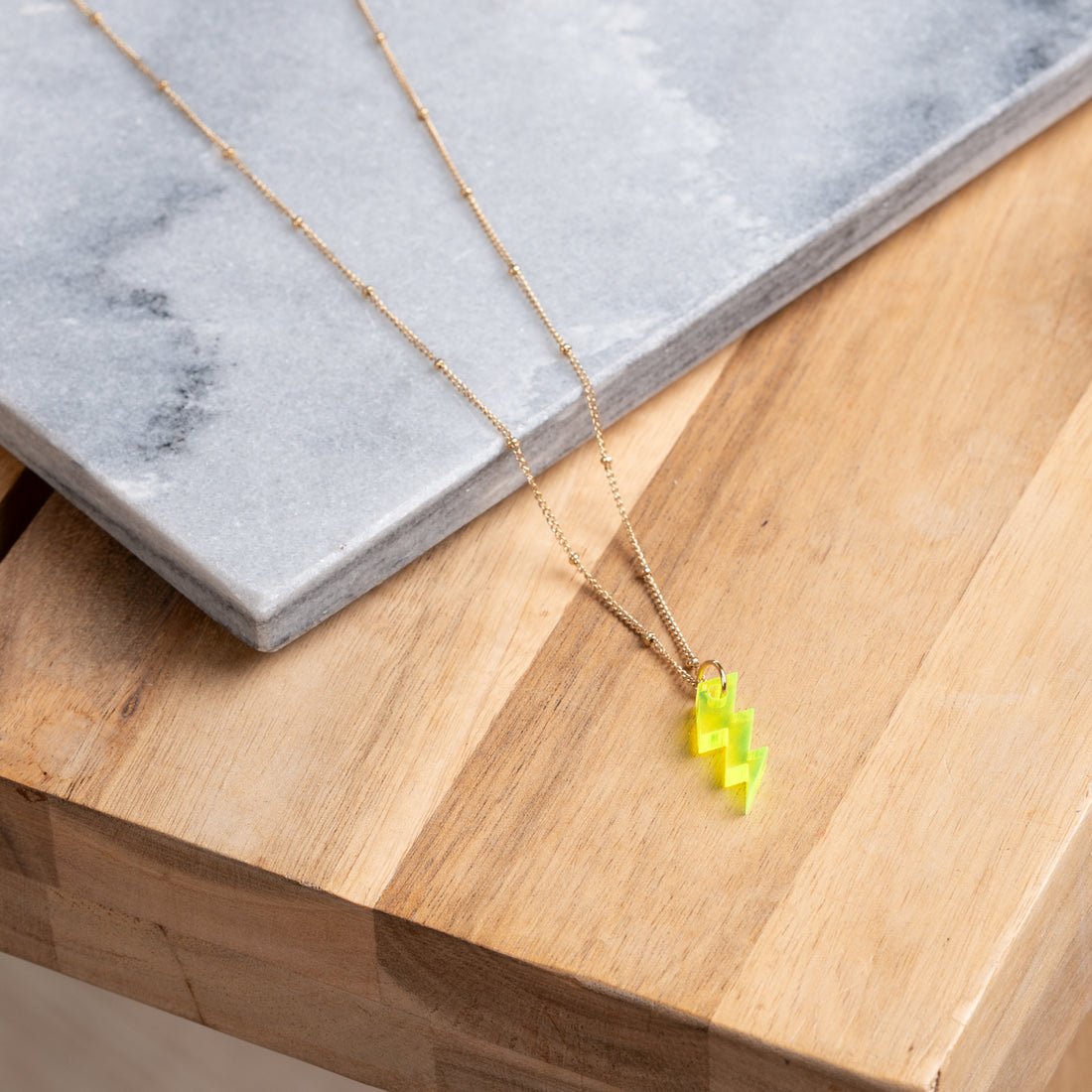 Ketting Lume Charms | Lightning Gold