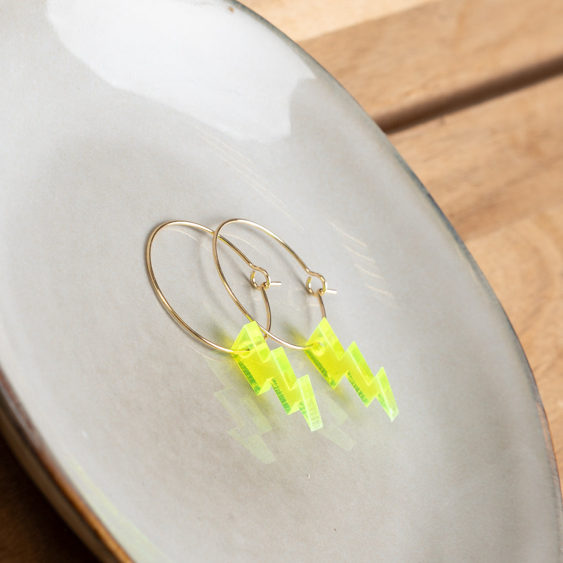 Oorbellen Hoops Lume Charms | Lightning