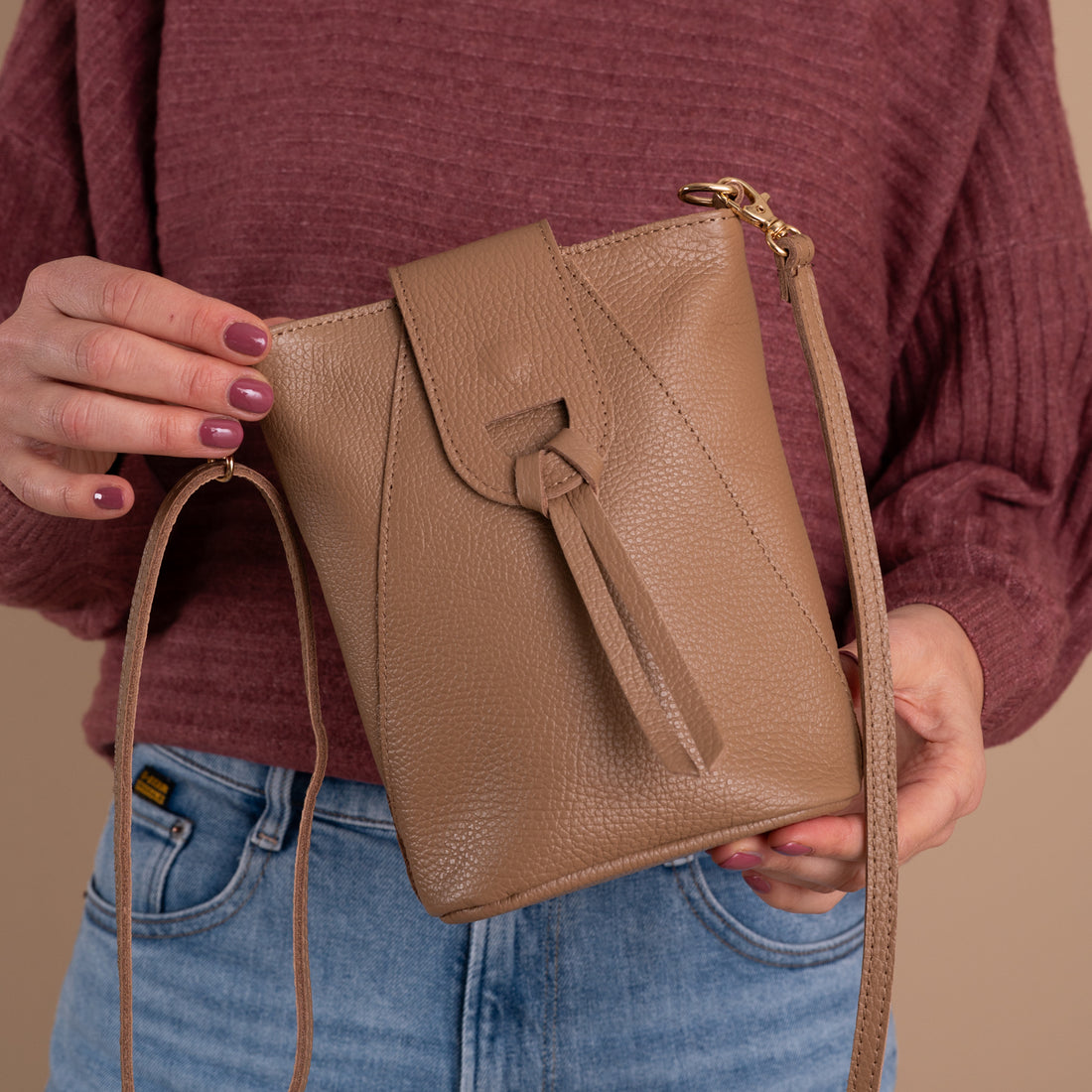 Shoulder bag Mieke | Burgundy