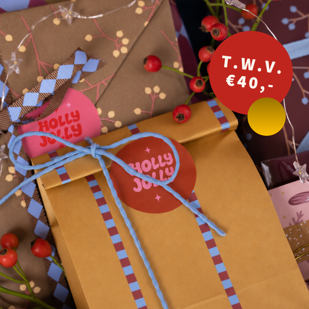 PRE ORDER WEEK 46 - December Gift Holly Jolly - Goud