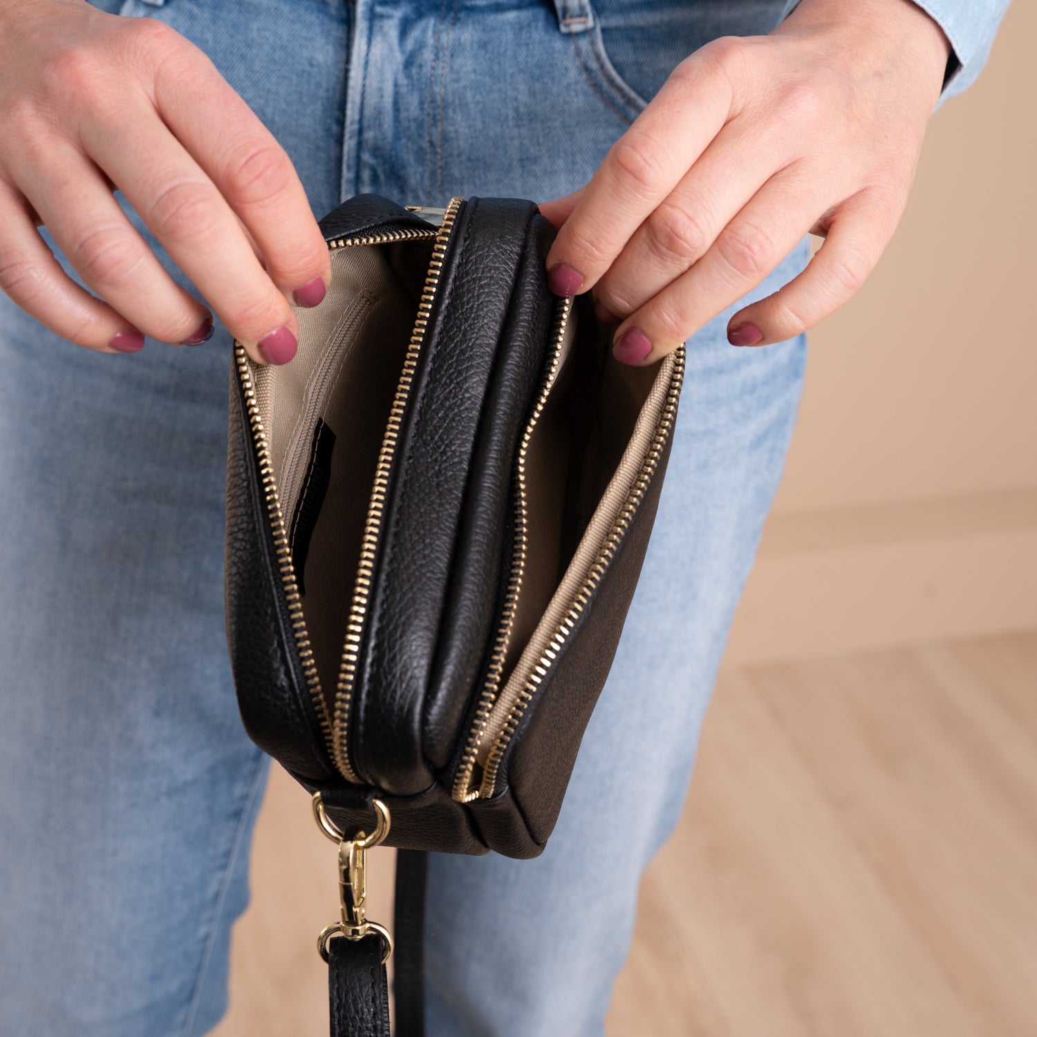 Shoulder bag Mieke | Burgundy