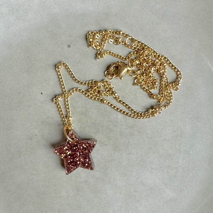 Ketting Lume Charms Glitter | Ster Chocolate