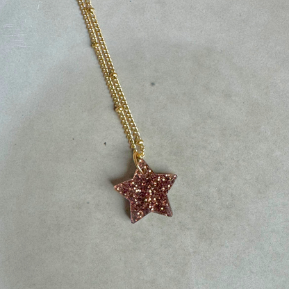Ketting Lume Charms Glitter | Ster Chocolate