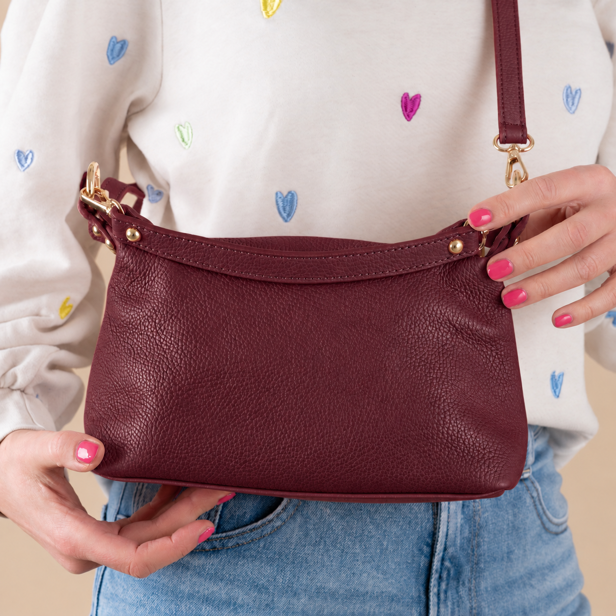 Tas Lotte | Burgundy