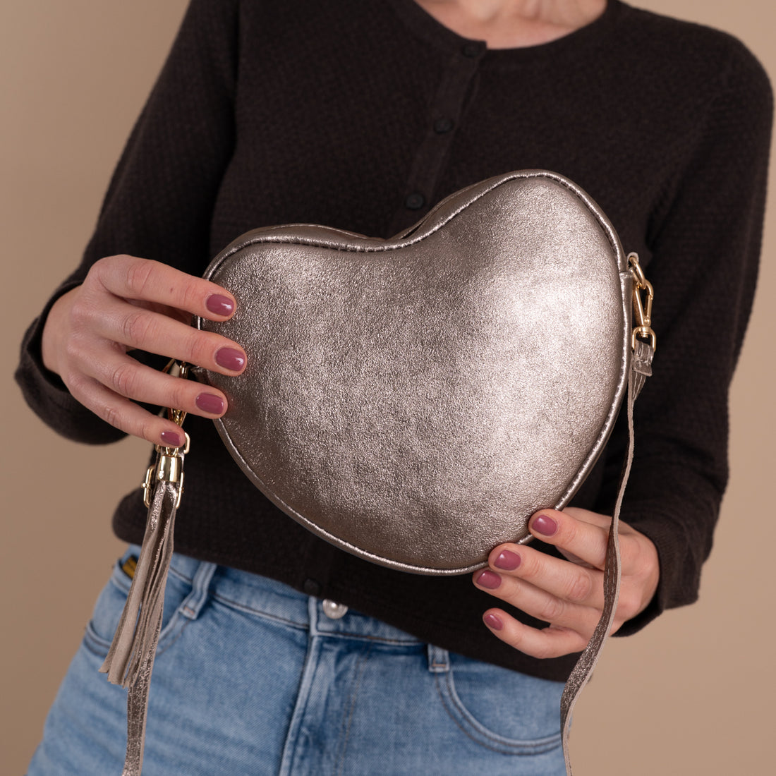 Shoulder bag Mieke | Burgundy