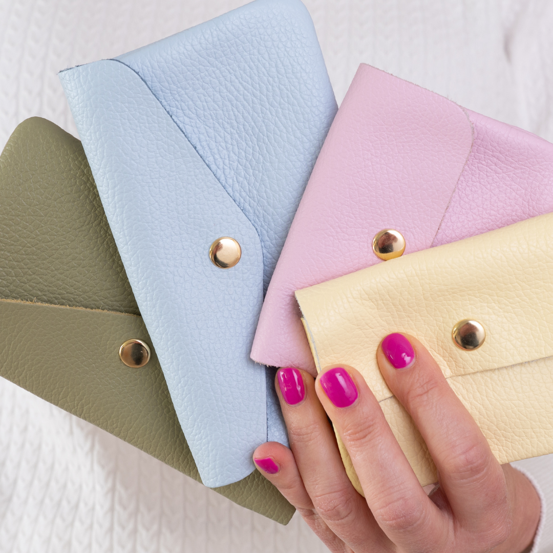 Leder Portemonneetje Sanne | Butter Yellow