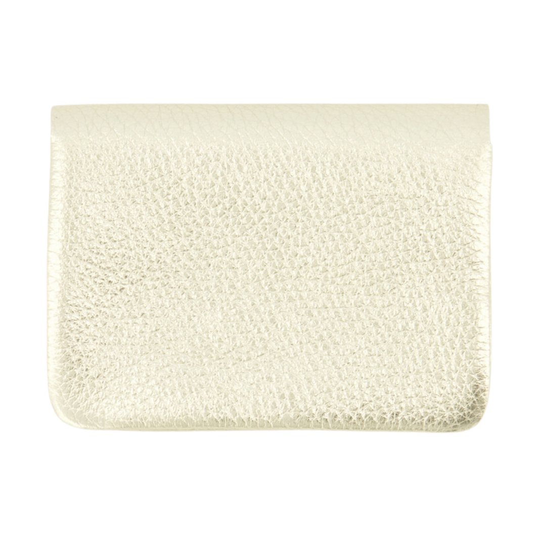 Leather wallet | Rose Metallic