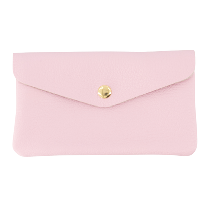 Leather wallet | Rose Metallic