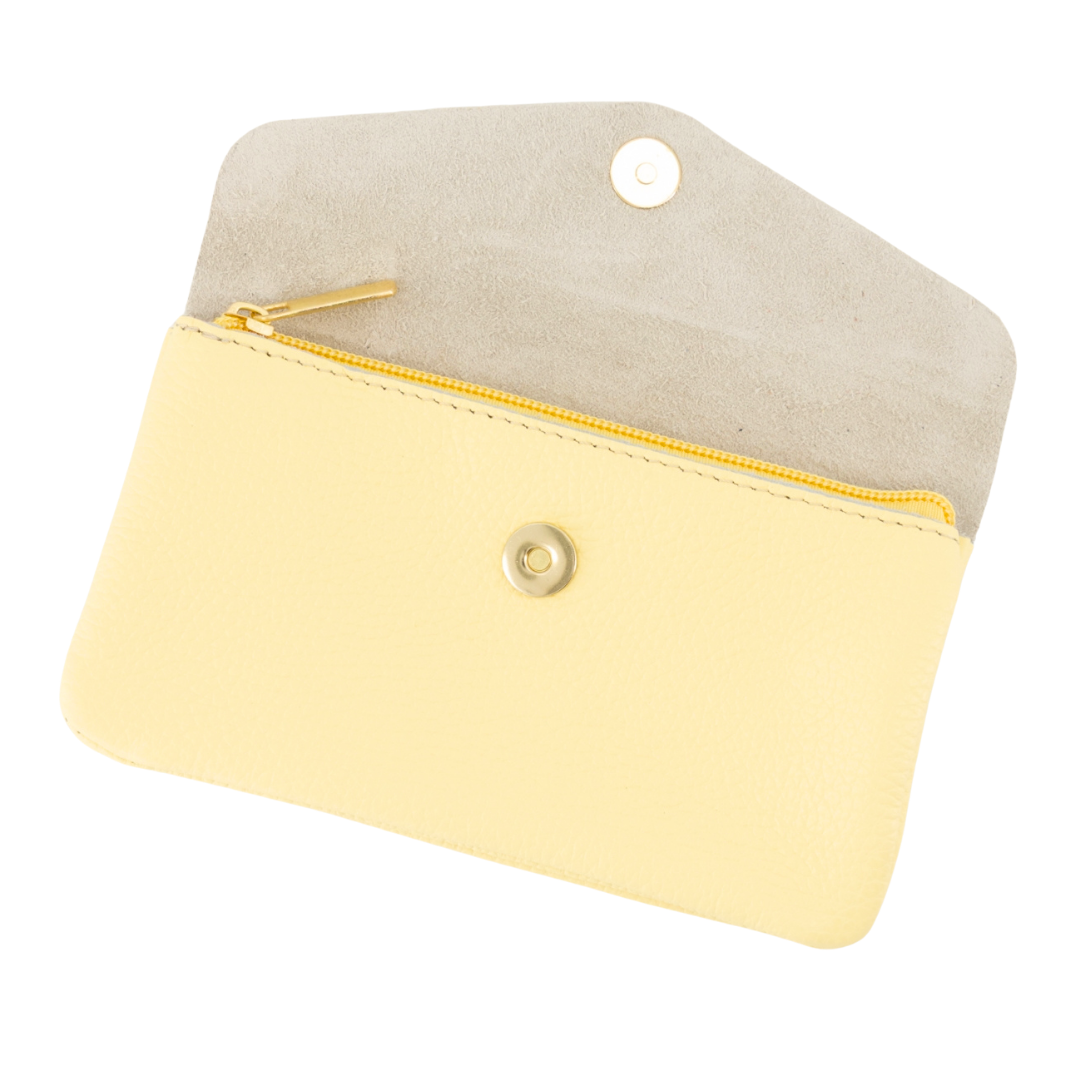 Leather wallet | Rose Metallic