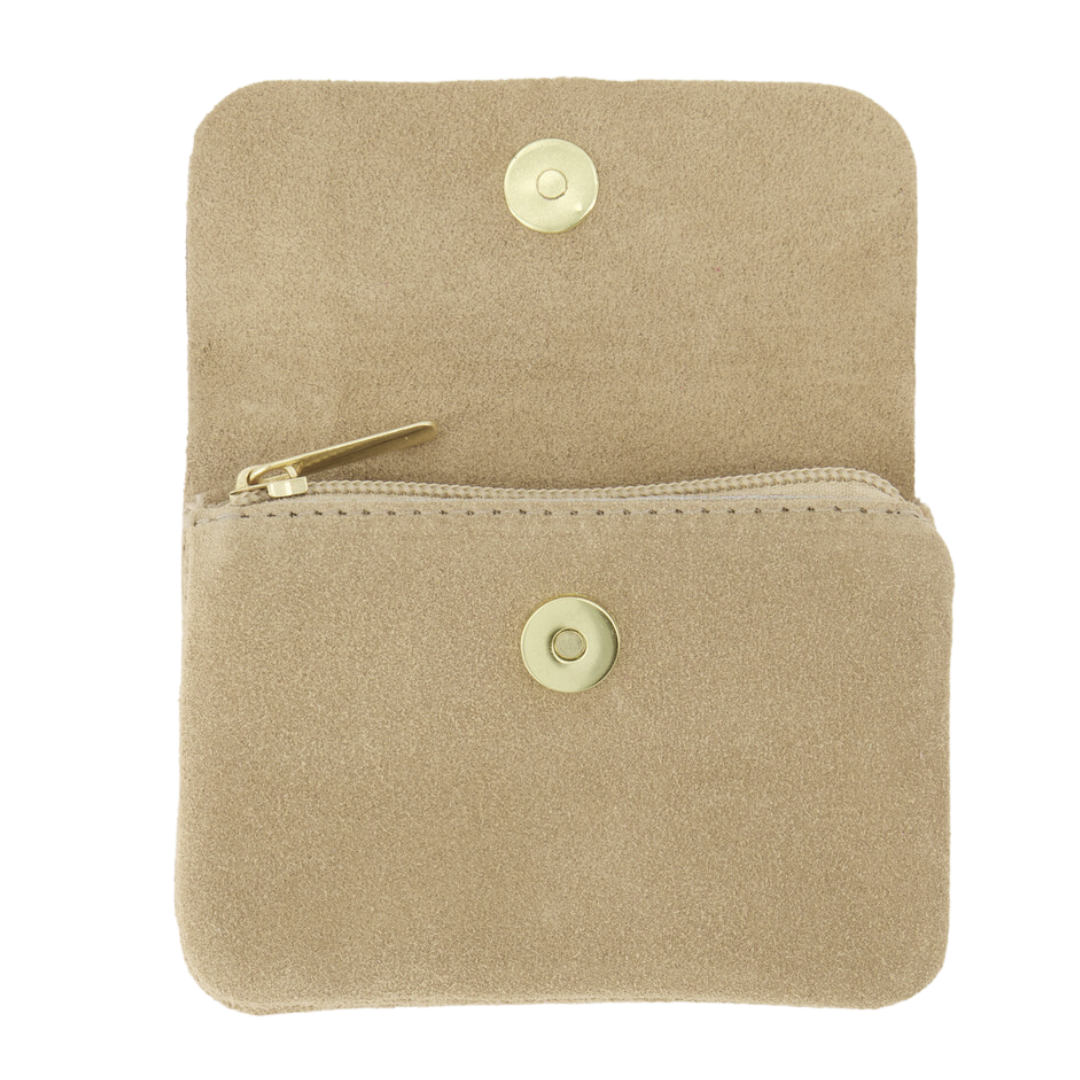 Leather wallet | Rose Metallic