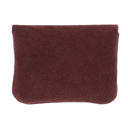 Suède Leder Portemonneetje Sanne | Burgundy