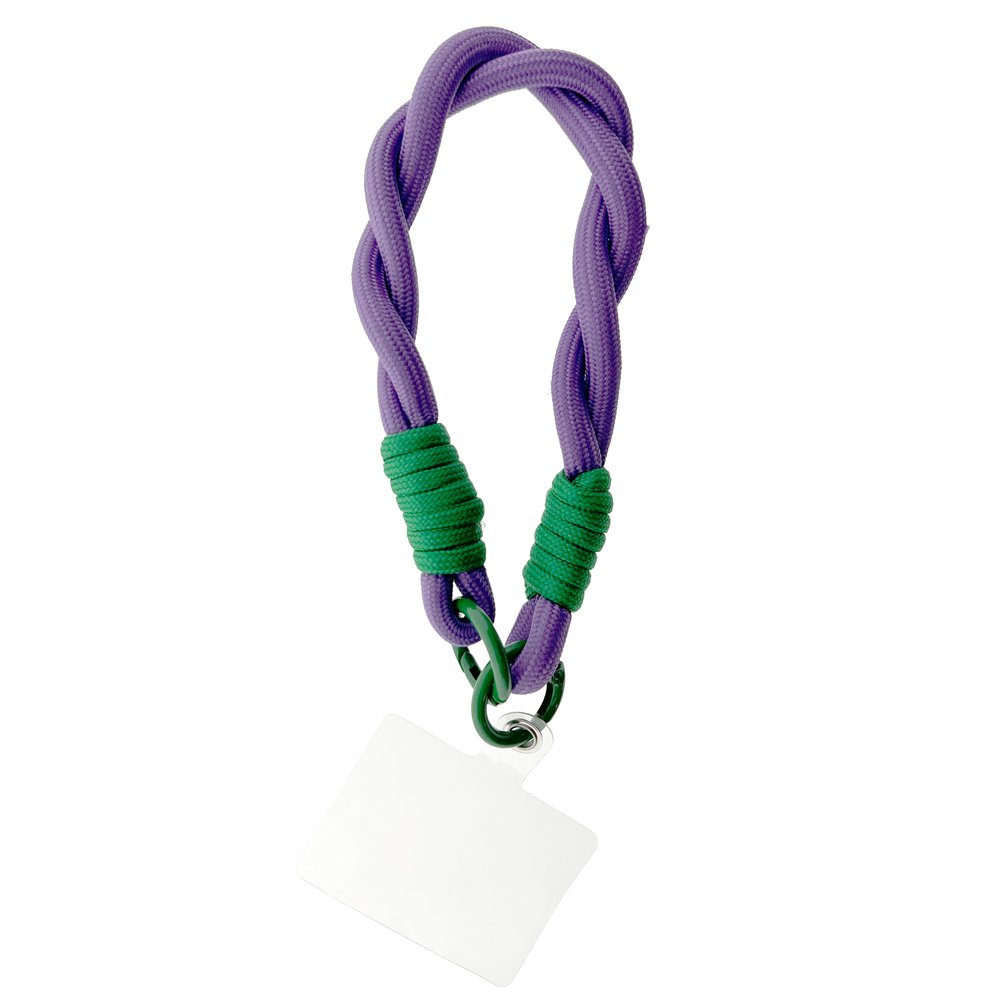 Telefonkabel gedreht kurz | Lila