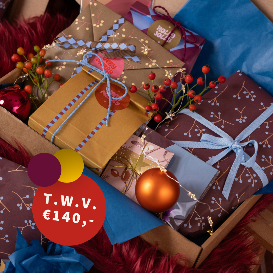PRE ORDER WEEK 46 - December Gift Very Merry - Burgundy Goud